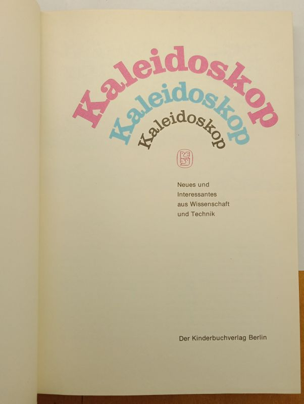 Kaleidoskop ein bunter und unterhaltsames jahrbuch fur kinder(��������� � ������������� ��������� ��� �����) ����� �� �������� �����. 
