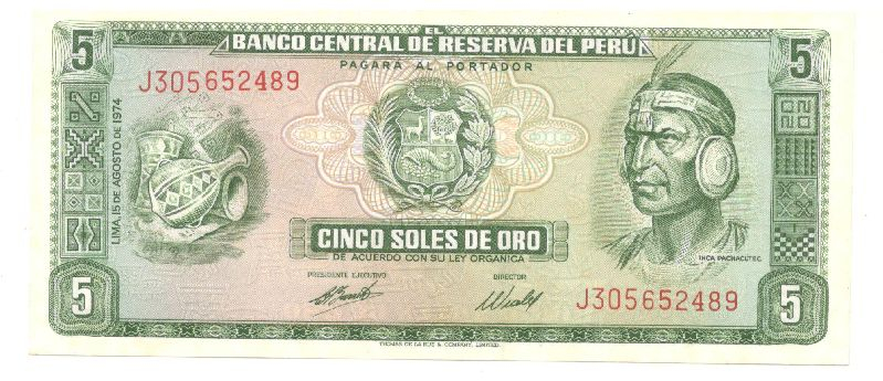 5 ���� 1974 ���� UNC
